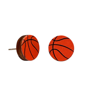 Basketball Stud Earrings #3094