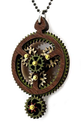 Kinetic Gears Necklace Kinetic Planetary Gear Necklace 6003A