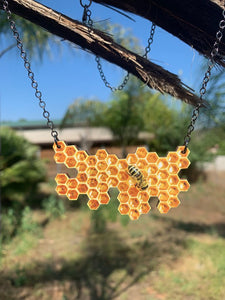 Honeycomb Necklace #6101