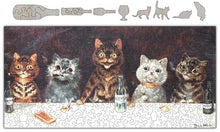 Load image into Gallery viewer, Cats Know How To Party Wooden Whimsical Puzzle #6713
