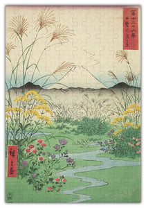 Otsuki Plain in Kai Province Jigsaw Puzzle #6741