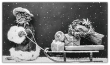 Load image into Gallery viewer, Vintage Santa Cat Puzzle
