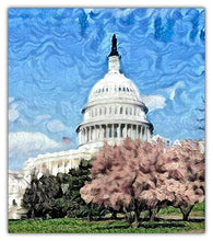 Load image into Gallery viewer, U.S. Capitol Oil Painting Jigsaw Puzzle #6806

