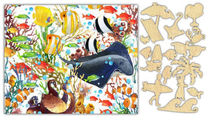 Under The Ocean Surface Jigsaw Puzzle #6808
