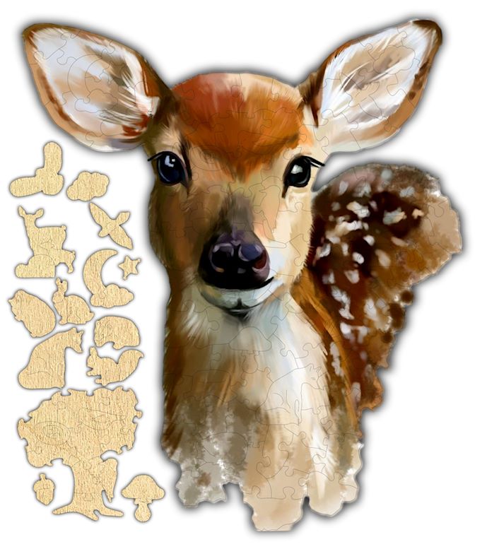 Baby Deer Jigsaw Puzzle #6816