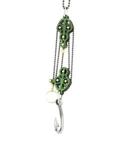 Block and Tackle Pulley Hook Necklace 7004C