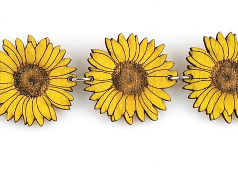 Detailed Sunflower Bracelet 7520