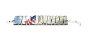 Capitol Building Flag Bracelet #7546
