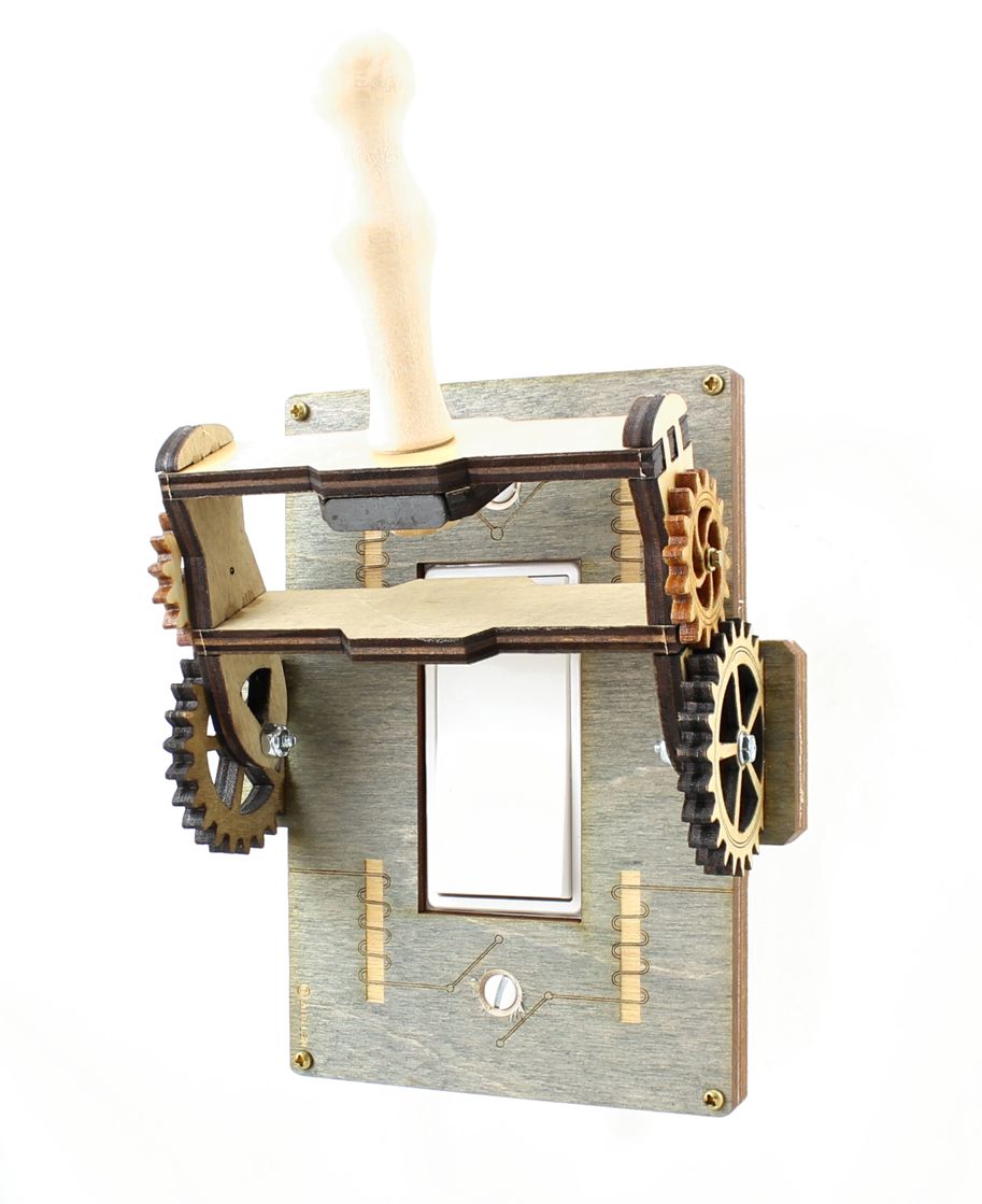 Steampunk Rocker Throw Switch - 8101A