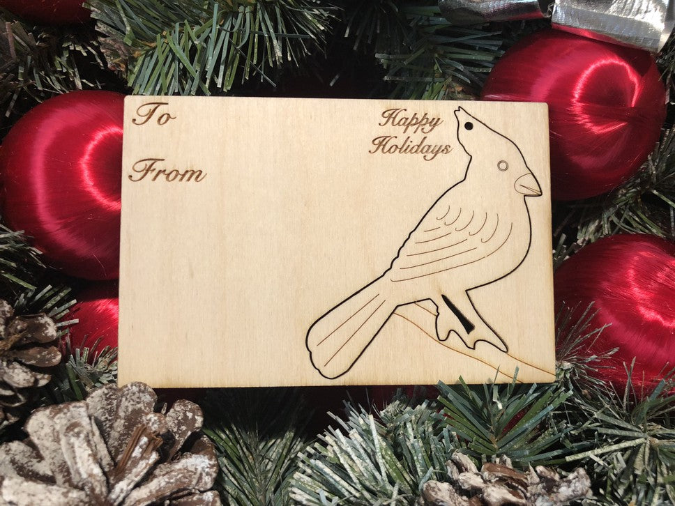 Cardinal Holiday Card with Pop-Out Ornament #9012