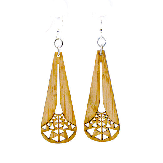 Illuminating Tri Bamboo Earrings #987