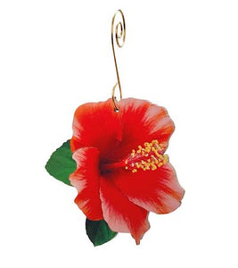 Vibrant Hibiscus Ornament #9883