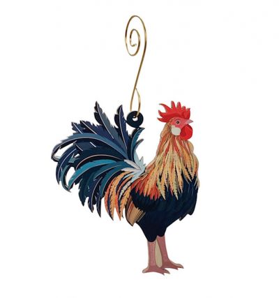 Rooster Ornament #9885