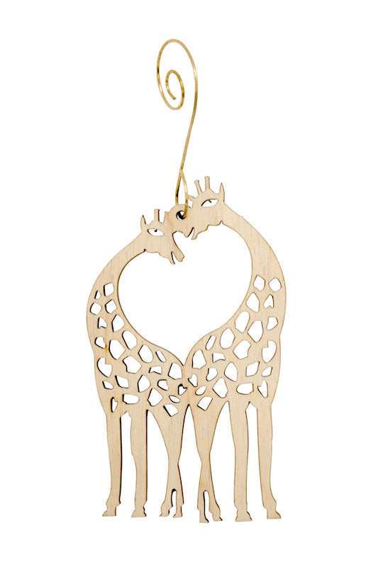 Giraffe Heart Ornament #9930