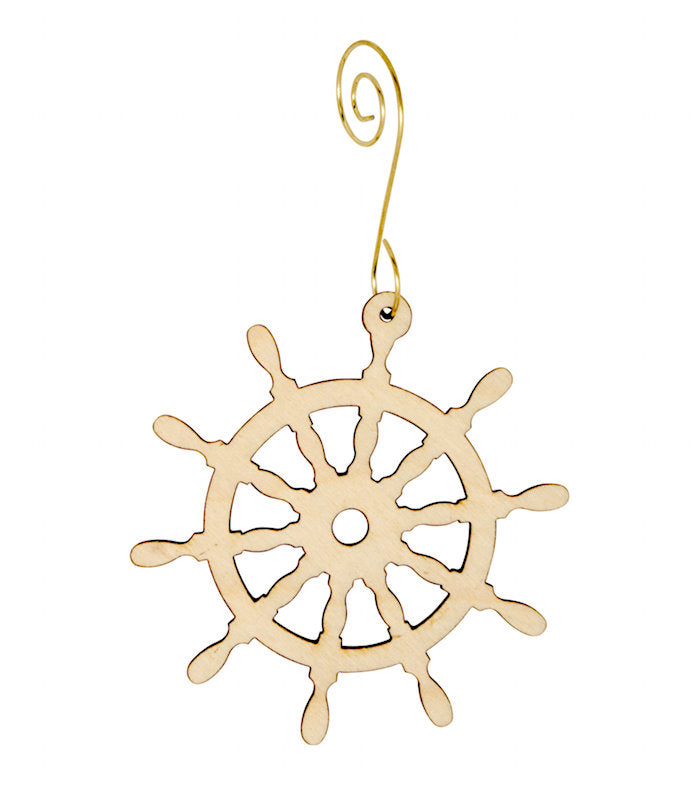 Ship Wheel Ornament #9931
