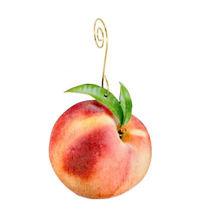 Peach Ornament #9948