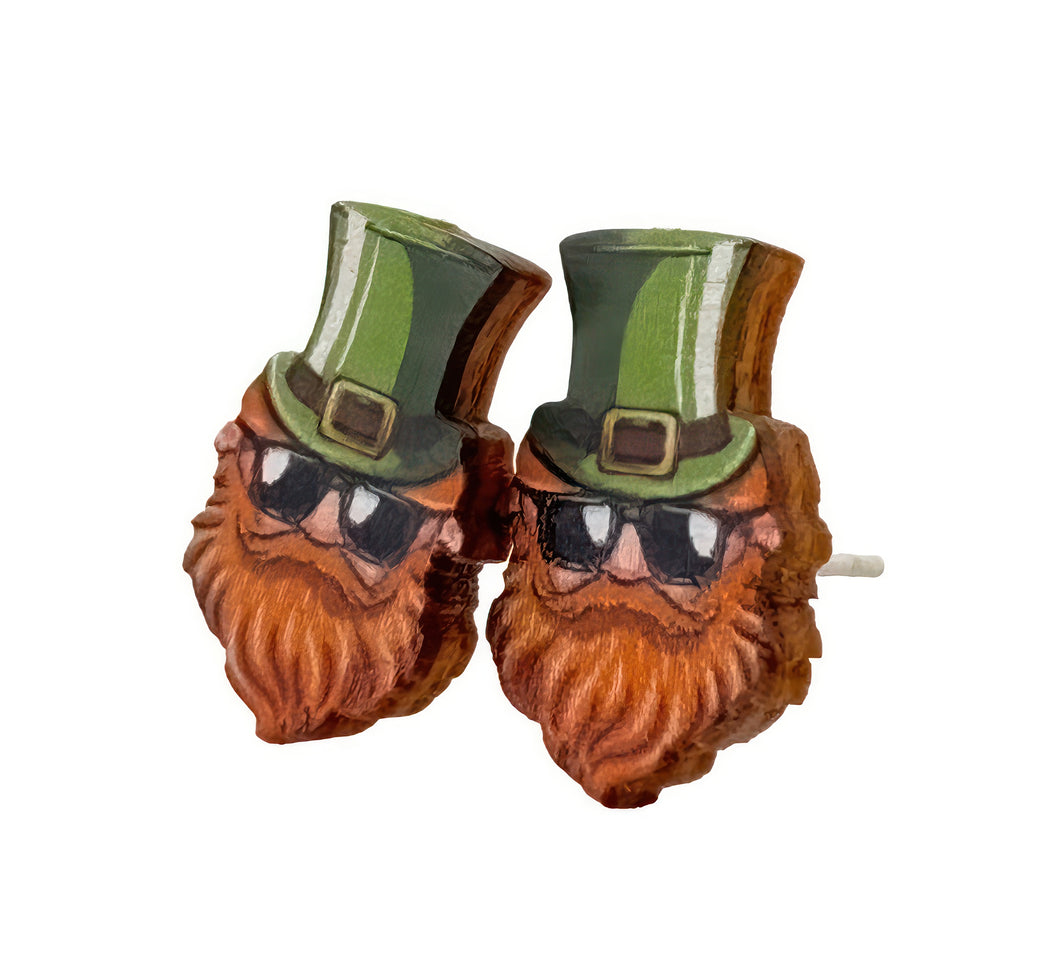 Leprechaun Stud Earrings #3101
