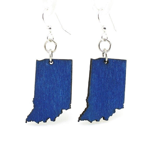 Indiana State Earrings - S014