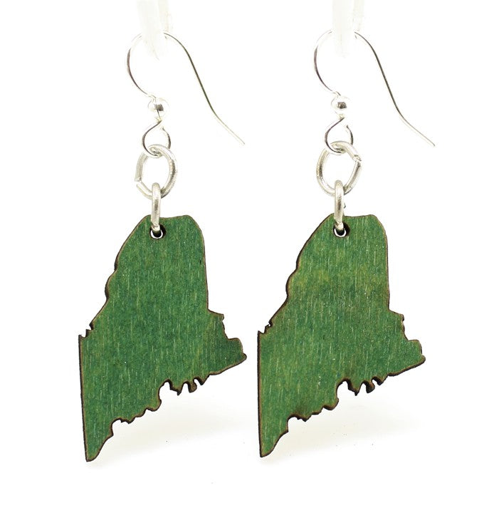 Maine State Earrings - S019