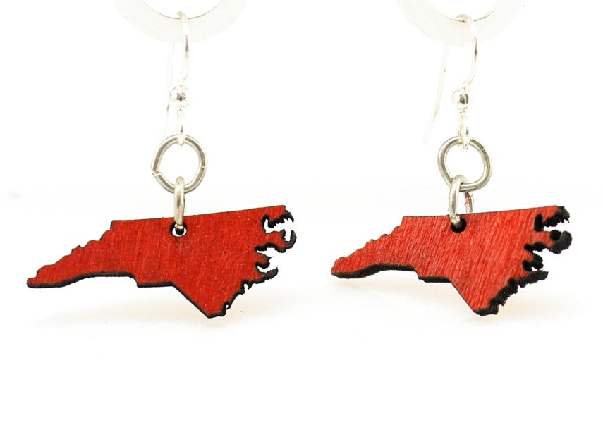 North Carolina State Earrings - S033