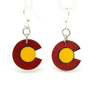 Colorado State Flag Earrings # S056