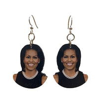 Load image into Gallery viewer, Michelle Obama Earrings #T088
