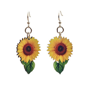 Vibrant Sunflower Earrings #1688