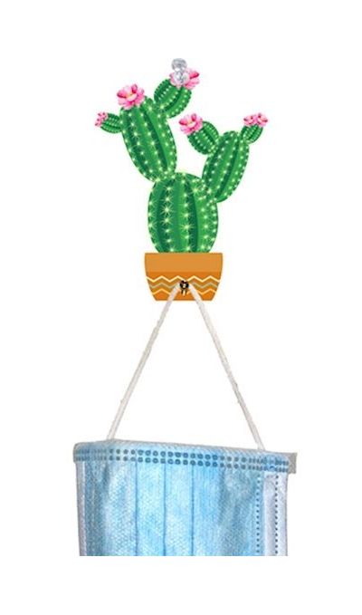 Cactus Ornamental Mask Holder #T203